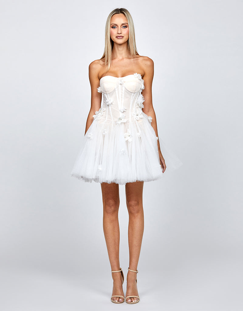 VANESSA APPLIQUED CORSET MINI B71D25S