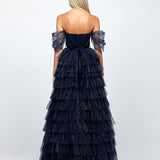 FRANCHESA OFF SHOULDER BALL GOWN B72D20L