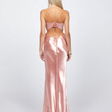LIVELY STRAPPY BACK COWL GOWN B72D36L
