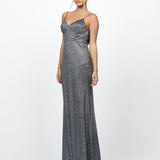 JENNA COWL BACK GOWN B72D52L
