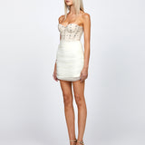 CARLISE DIAMANTE TULLE MINI B72D53S