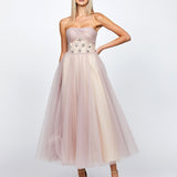 GRACELYN DIAMANTE TEA LENGTH MIDI B72D54S