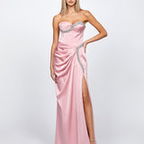 SYANNA EMBELLISHED SWEETHEART GOWN B72D56L
