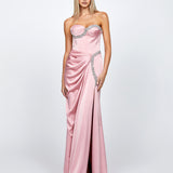 SYANNA EMBELLISHED SWEETHEART GOWN B72D56L