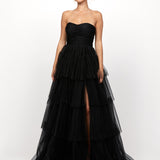 AMAYA SWEETHEART TIERED BALL GOWN B73D10LNG