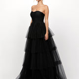 AMAYA SWEETHEART TIERED BALL GOWN B73D10LNG