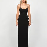 DERRY SCOOPED BOW GOWN B73D15L