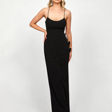 DERRY SCOOPED BOW GOWN B73D15L