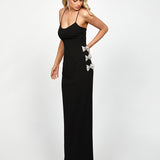 DERRY SCOOPED BOW GOWN B73D15L