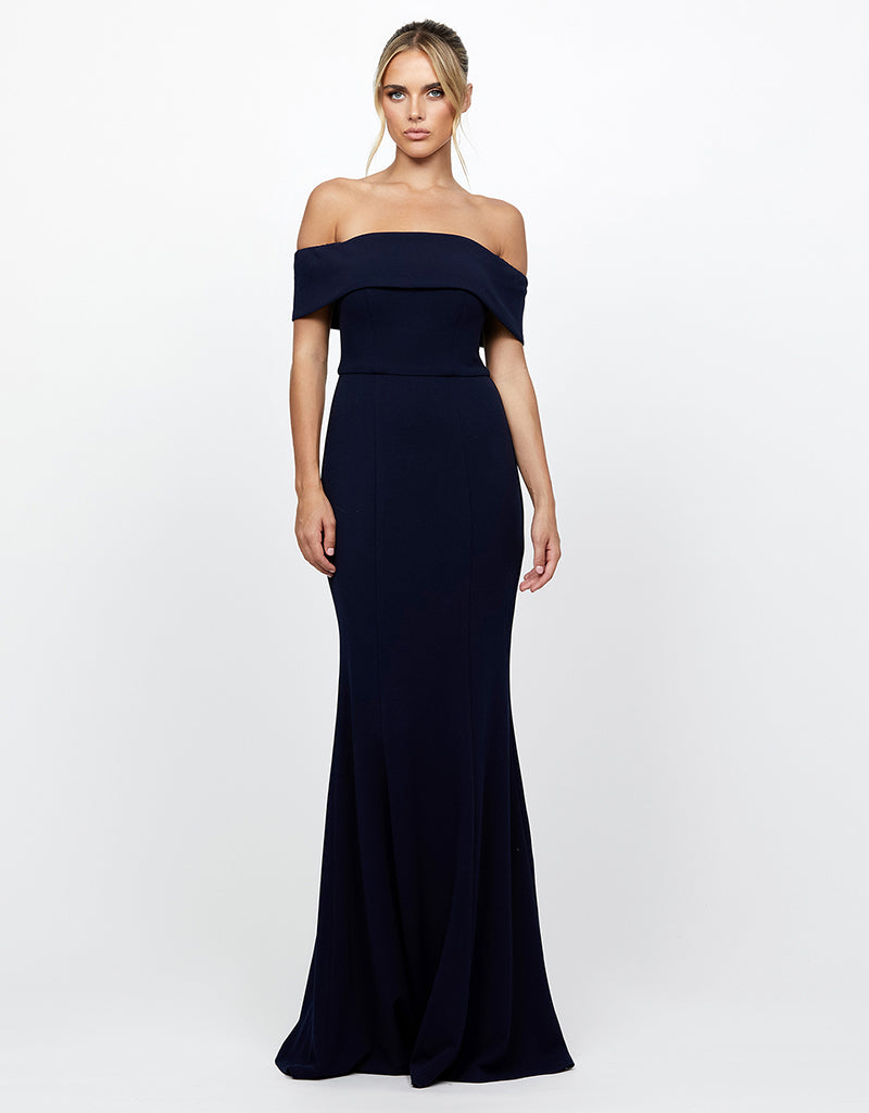 ZOLA OFF SHOULDER GOWN B73D33LNT
