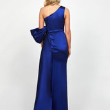 CHLO ASYMMETRIC GOWN WITH TRAIN B73D35L