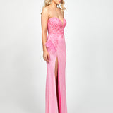 KNOWLES APPLIQUED GOWN B73D76L