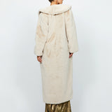 MALEAH FAUX FUR COAT B74L62
