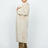 MALEAH FAUX FUR COAT B74L62