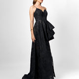 DANI CASCADING RUFFLE GOWN SAMPLE B75D05HL