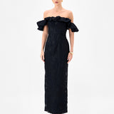 JACQUIE OFF SHOULDER MIDAXI B75D06L