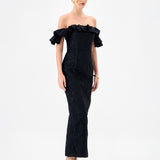 JACQUIE OFF SHOULDER MIDAXI B75D06L