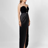 ELIA STRAPLESS EMBELLISHED MIDAXI SAMPLE B75D08L