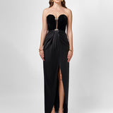 ELIA STRAPLESS EMBELLISHED MIDAXI SAMPLE B75D08L