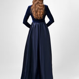 BELLE LONG SLEEVE BALL GOWN SAMPLE B75D09L
