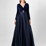 BELLE LONG SLEEVE BALL GOWN SAMPLE B75D09L