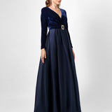 BELLE LONG SLEEVE BALL GOWN SAMPLE B75D09L