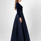 BELLE LONG SLEEVE BALL GOWN SAMPLE B75D09L