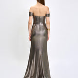 BRIDIE CORSET DRAPE GOWN B75D21L