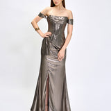 BRIDIE CORSET DRAPE GOWN B75D21L