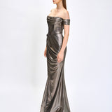 BRIDIE CORSET DRAPE GOWN B75D21L