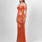 BRIDIE CORSET DRAPE GOWN SAMPLE B75D21L