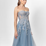 EMMY STRAPLESS BALL GOWN B75D80L