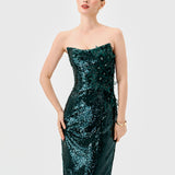 EDITH SCOOP STRAPLESS MIDAXI B76D14L