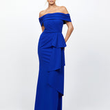 BLAKELY OFF SHOULDER GOWN B76D18L