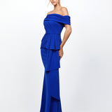BLAKELY OFF SHOULDER GOWN B76D18L