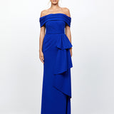 BLAKELY OFF SHOULDER GOWN B76D18L