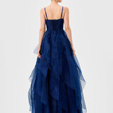 SOLENNE TIERED BALL GOWN B77D71L