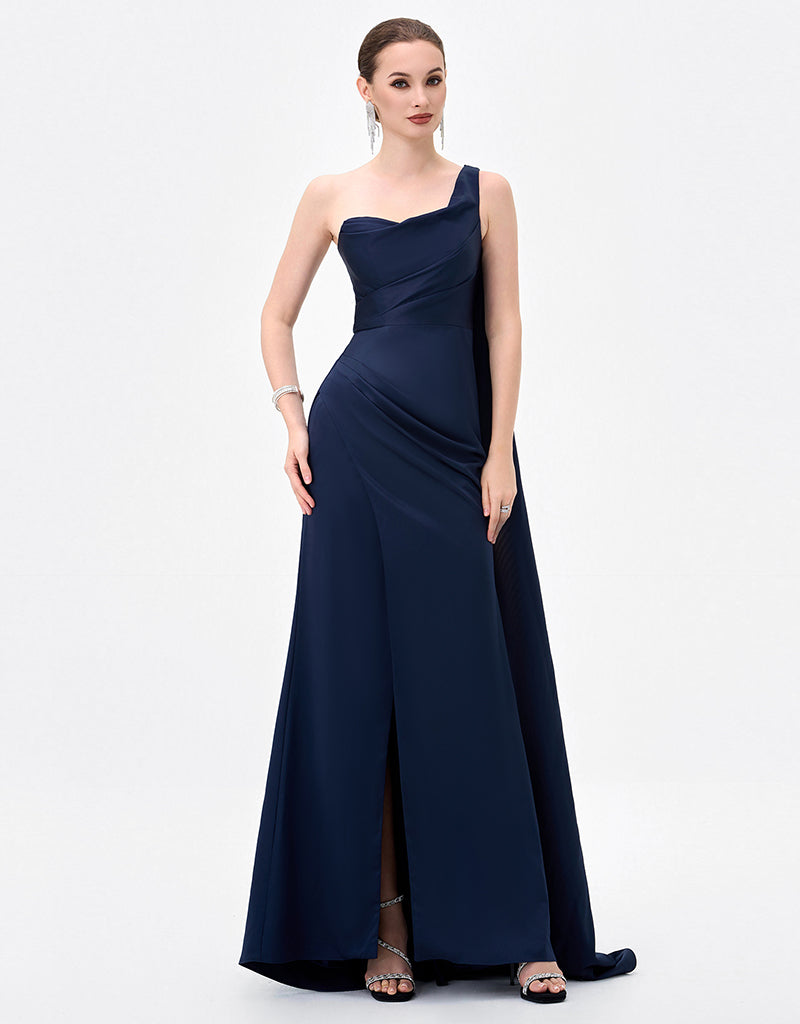 DAVINA ONE SHOULDER GOWN B78D24L