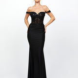 MARYAM OFF SHOULDER GOWN B78D45L