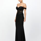 MARYAM OFF SHOULDER GOWN B78D45L