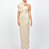 DALYLAH ONE SHOULDER STATEMENT MIDAXI B80D16L