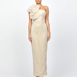 DALYLAH ONE SHOULDER STATEMENT MIDAXI B80D16L