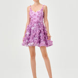 LINDSEY 3D FLORAL MINI B81D40S