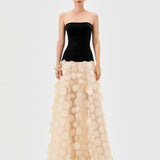AVENNA STRAPLESS PETAL GOWN B81D44L