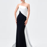 ROELLA ASYMMETRIC SASH GOWN B83D02100