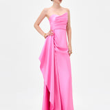 RASA STRAPLESS SASH GOWN B83D0236TAF