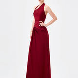 MISSHAR ASYMMETRIC GOWN B83D0285