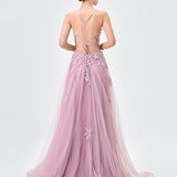 MORGANY PLUNGING BALL GOWN B83D0191