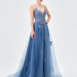 MORGANY PLUNGING BALL GOWN B83D0191