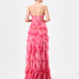 CALANTHA SWEETHEART TIERED BALL GOWN B83D0292